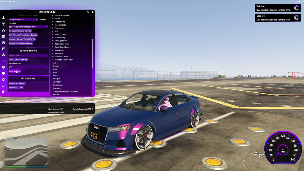 [PC] PURPLE UV - MODDED ULTRA-VIOLET VEHICLES COLLECTION