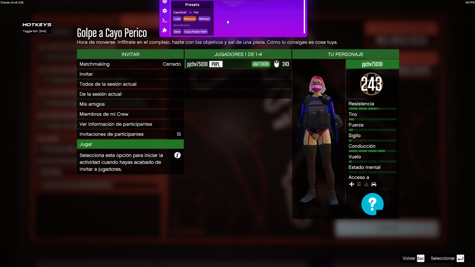 [PC] MODDED CAYO PERICO PARTICIPATION